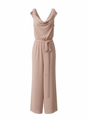 Vince Camuto Blush Sleeveless Cowl-Neck Wide-Leg Jumpsuit size 6